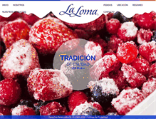 Tablet Screenshot of laloma.com.mx